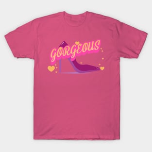 Gorgeous Barbie Pink Woman T-Shirt